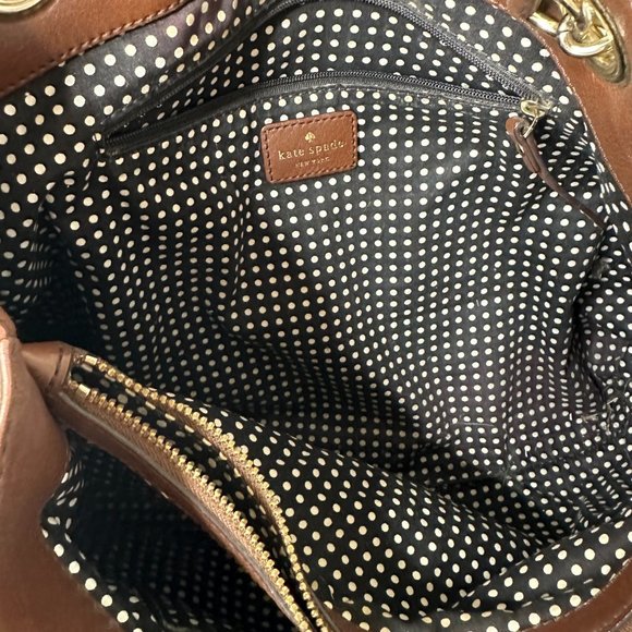 Kate Spade Colorblock Chain-Link Patent Leather Shoulder Bag - Picture 7 of 7